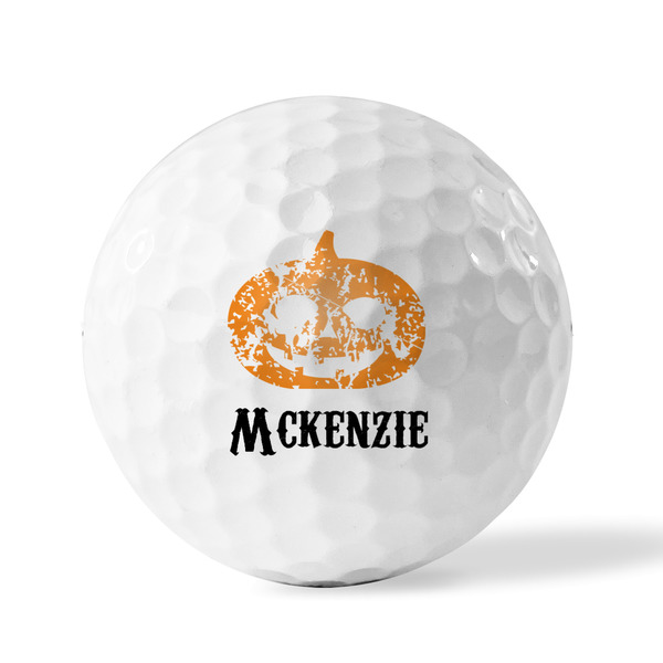 Vintage / Grunge Halloween Golf Balls - Generic - Set of 3 - FRONT