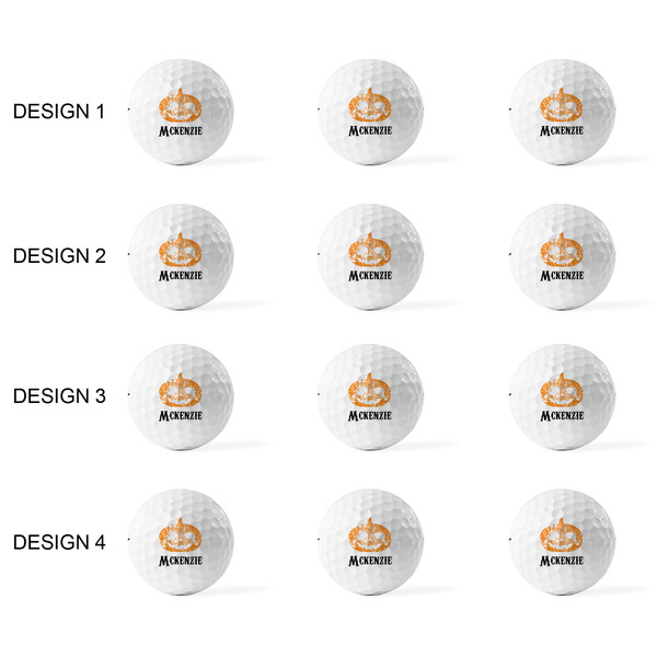 Vintage / Grunge Halloween Golf Balls - Titleist - Set of 12 - APPROVAL