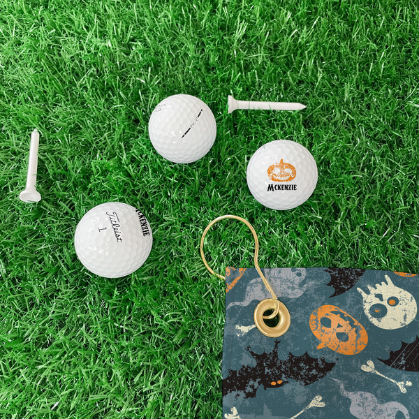 Vintage / Grunge Halloween Golf Balls - Titleist - Set of 3 - LIFESTYLE