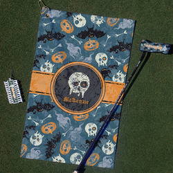 Vintage / Grunge Halloween Golf Towel Gift Set (Personalized)