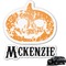 Vintage / Grunge Halloween Graphic Car Decal (Personalized)