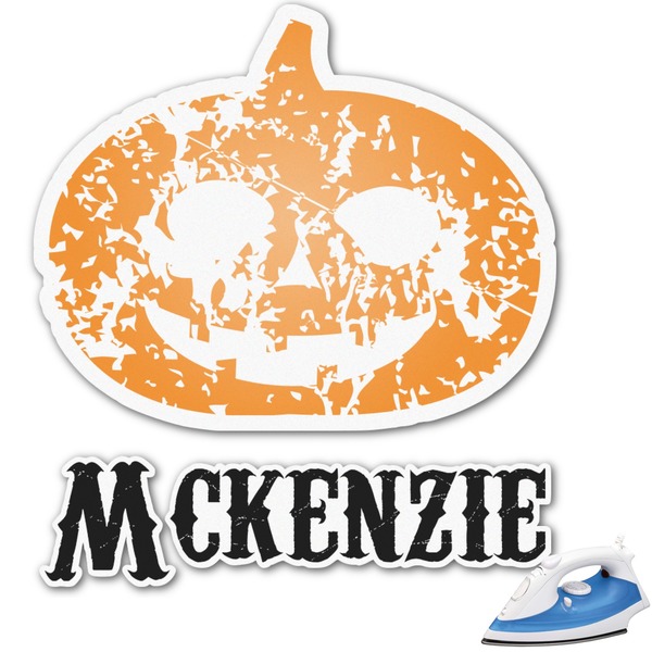 Custom Vintage / Grunge Halloween Graphic Iron On Transfer - Up to 9"x9" (Personalized)