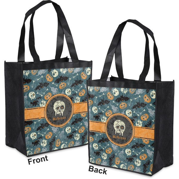 Vintage / Grunge Halloween Grocery Bag - Apvl