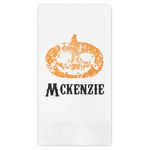 Vintage / Grunge Halloween Guest Towels - Full Color (Personalized)