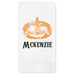 Vintage / Grunge Halloween Guest Paper Towels - Full Color (Personalized)