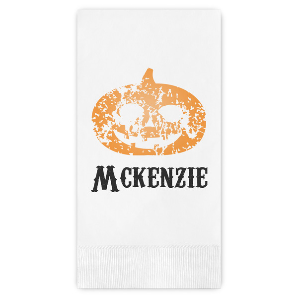 Custom Vintage / Grunge Halloween Guest Towels - Full Color (Personalized)