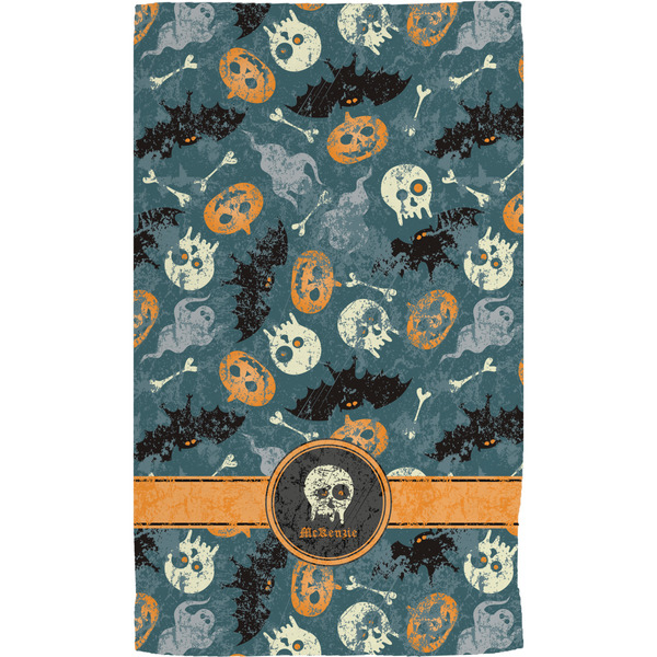 Vintage / Grunge Halloween Hand Towel (Personalized)