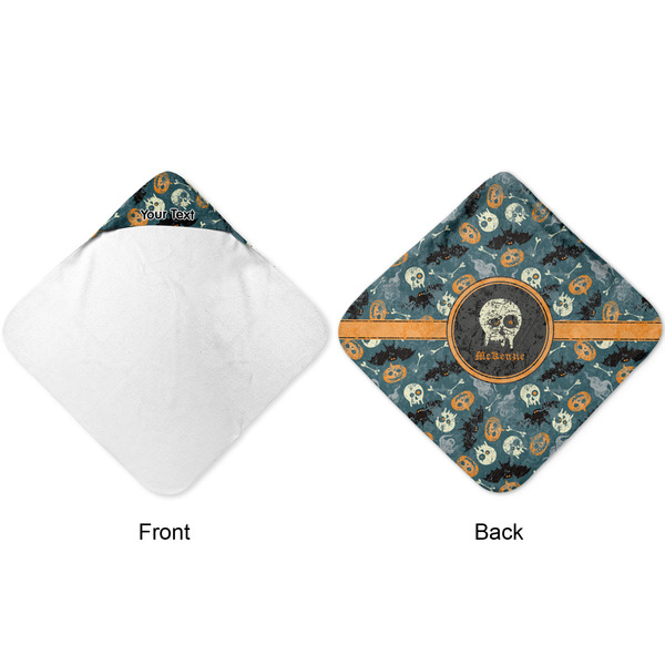 Vintage / Grunge Halloween Hooded Baby Towel- Approval