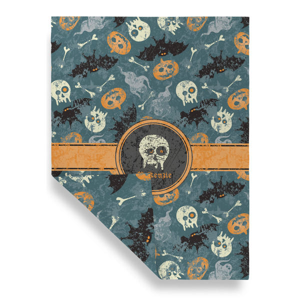 Vintage / Grunge Halloween House Flags - Double Sided - FRONT FOLDED