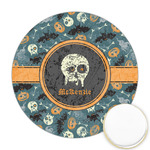 Vintage / Grunge Halloween Printed Cookie Topper - 2.5" (Personalized)