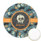 Vintage / Grunge Halloween Printed Cookie Topper - Round (Personalized)
