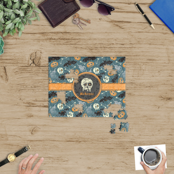 Vintage / Grunge Halloween Jigsaw Puzzle 252 Piece - In Context