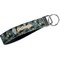 Vintage / Grunge Halloween Wristlet Webbing Keychain Fob (Personalized)