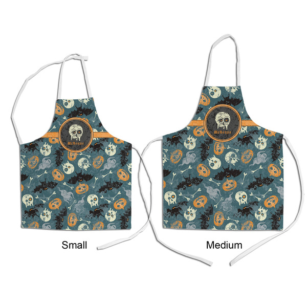 Vintage / Grunge Halloween Kid's Aprons - Comparison