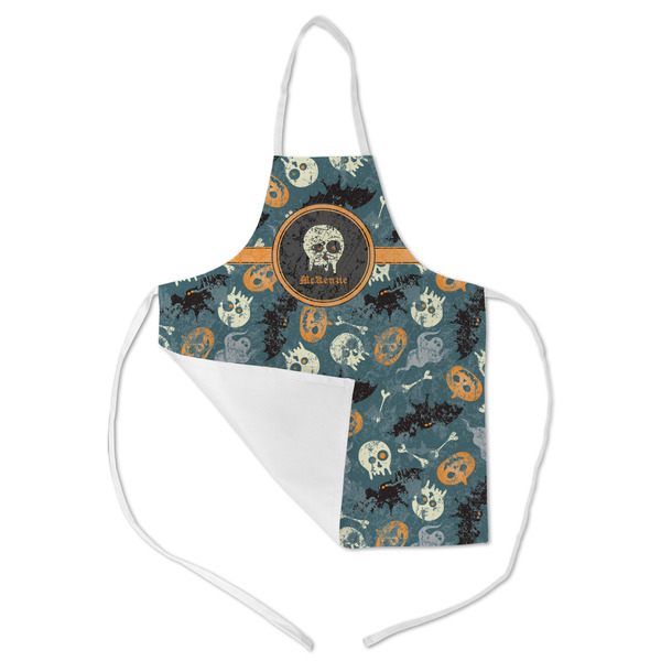 Vintage / Grunge Halloween Kid's Aprons - Medium - Main (med/lrg)