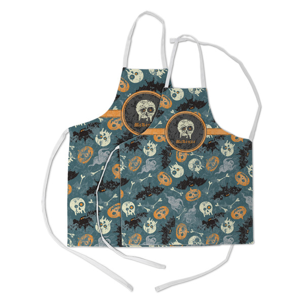 Vintage / Grunge Halloween Kid's Aprons - Parent - Main