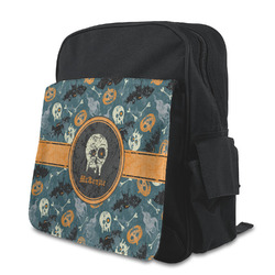 Vintage / Grunge Halloween Preschool Backpack (Personalized)