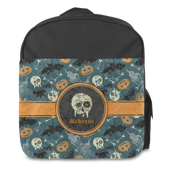 Vintage / Grunge Halloween Kids Backpack - Front