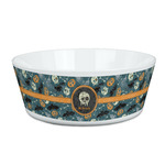 Vintage / Grunge Halloween Kid's Bowl (Personalized)