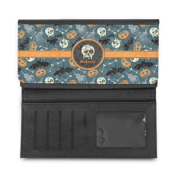 Vintage / Grunge Halloween Ladies Wallet - Half Way Open