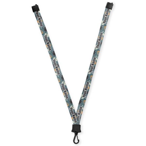 Custom Vintage / Grunge Halloween Lanyard (Personalized)