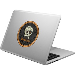 Vintage / Grunge Halloween Laptop Decal (Personalized)
