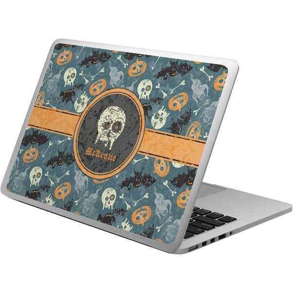 Custom Vintage / Grunge Halloween Laptop Skin - Custom Sized (Personalized)