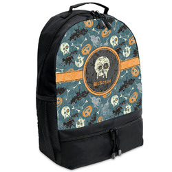 Vintage / Grunge Halloween Backpacks - Black (Personalized)