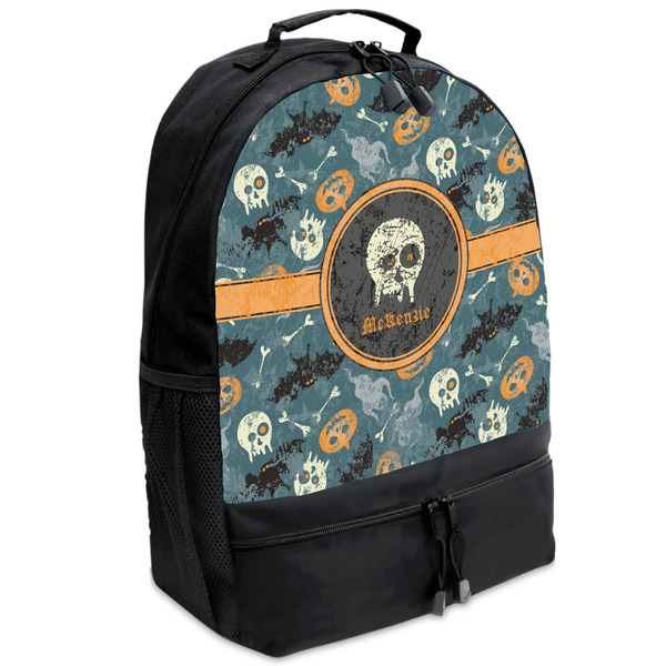 Custom Vintage / Grunge Halloween Backpacks - Black (Personalized)