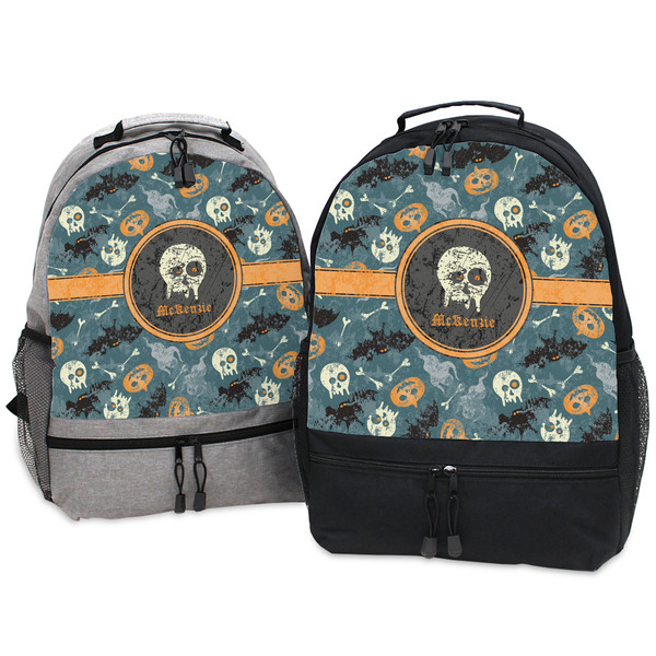 Vintage / Grunge Halloween Large Backpacks - Both