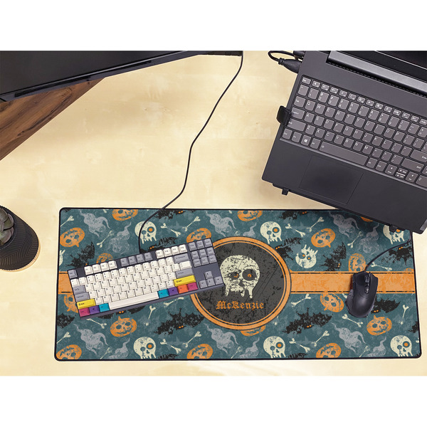 Vintage / Grunge Halloween Large Gaming Mats - LIFESTYLE