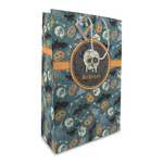 Vintage / Grunge Halloween Large Gift Bag (Personalized)