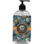 Vintage / Grunge Halloween Plastic Soap / Lotion Dispenser (16 oz - Large - Black) (Personalized)