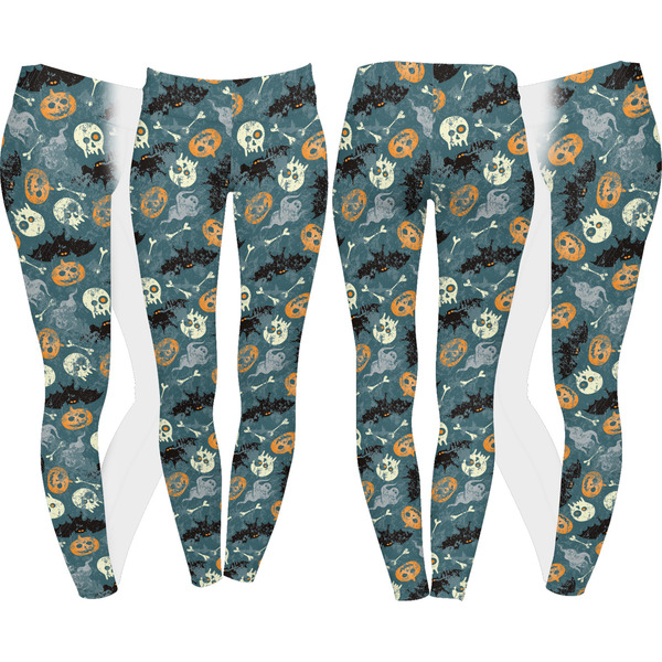 Vintage / Grunge Halloween Leggings Turn Around - Apvl
