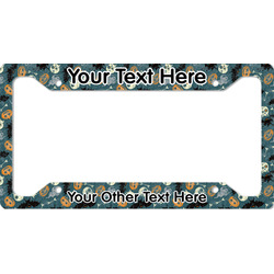 Vintage / Grunge Halloween License Plate Frame (Personalized)