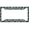 Vintage / Grunge Halloween License Plate Frame - Style A (Personalized)