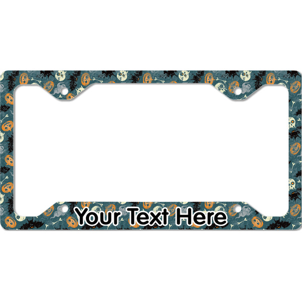 Custom Vintage / Grunge Halloween License Plate Frame - Style C (Personalized)