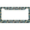 Vintage / Grunge Halloween License Plate Frame - Style B (Personalized)