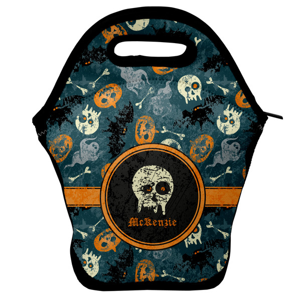 Custom Vintage / Grunge Halloween Lunch Bag w/ Name or Text