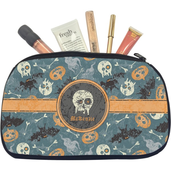 Custom Vintage / Grunge Halloween Makeup / Cosmetic Bag - Medium (Personalized)