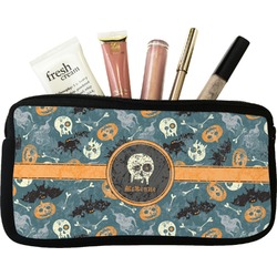 Vintage / Grunge Halloween Makeup / Cosmetic Bag - Small (Personalized)