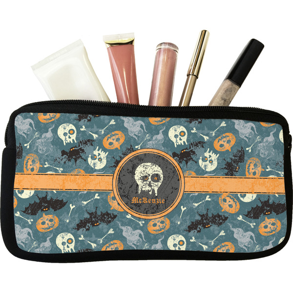 Custom Vintage / Grunge Halloween Makeup / Cosmetic Bag - Small (Personalized)
