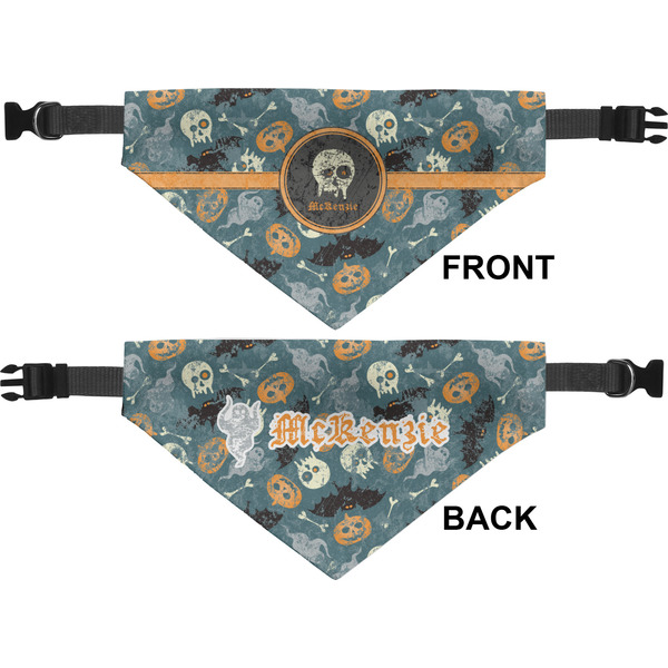 Vintage / Grunge Halloween Medium Dog Bandana Approval