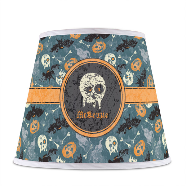 Vintage / Grunge Halloween Poly Film Empire Lampshade - Front View
