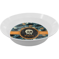 Vintage / Grunge Halloween Melamine Bowl (Personalized)