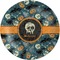 Vintage / Grunge Halloween Melamine Plate (Personalized)
