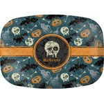 Vintage / Grunge Halloween Melamine Platter (Personalized)