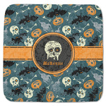 Vintage / Grunge Halloween Memory Foam Bath Mat - 48"x48" (Personalized)