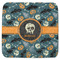Vintage / Grunge Halloween Memory Foam Bath Mat - 48"x48" (Personalized)