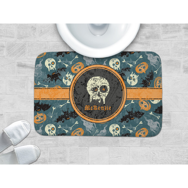 Vintage / Grunge Halloween Memory Foam Bath Mat - LIFESTYLE 34x21